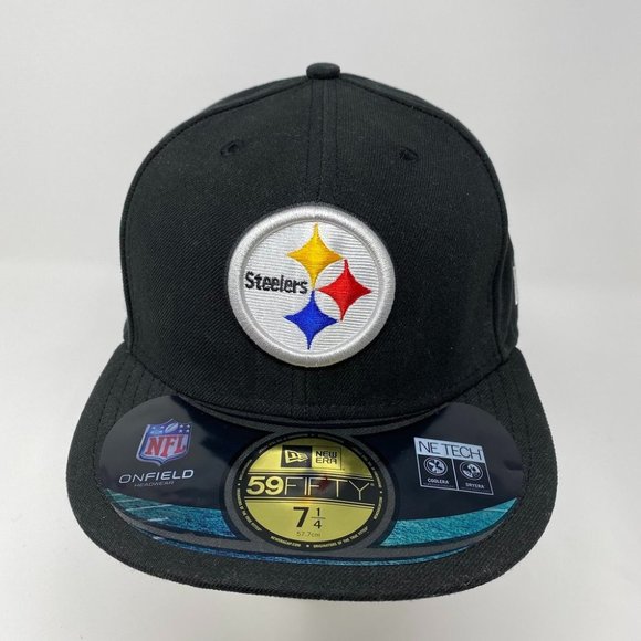 NWT Pittsburgh Steelers‎ On Field Fitted Hat - Picture 1 of 7